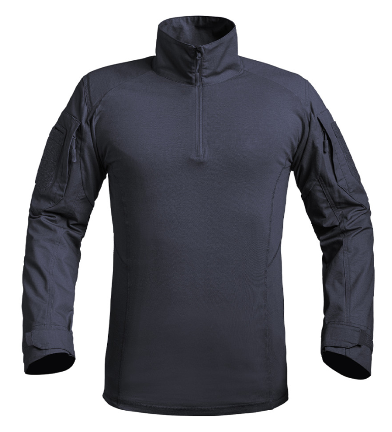 Chemise UBAS FIGHTER bleu marine