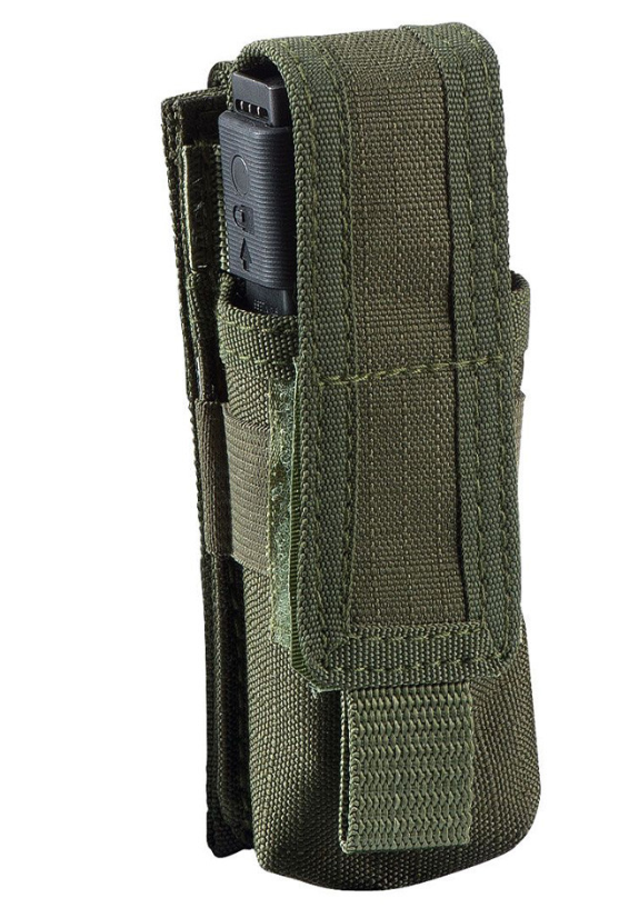 Etui couteau/pince vert olive