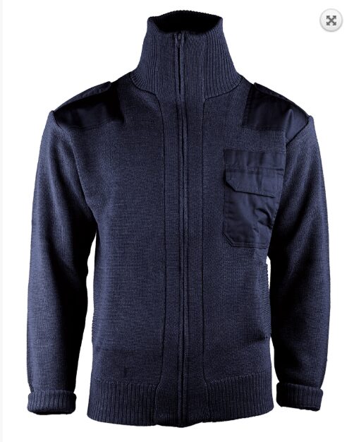 GILET MIL-TEC® 20/LAINE 80/ACRYLIQUE BLEU FONCÉ