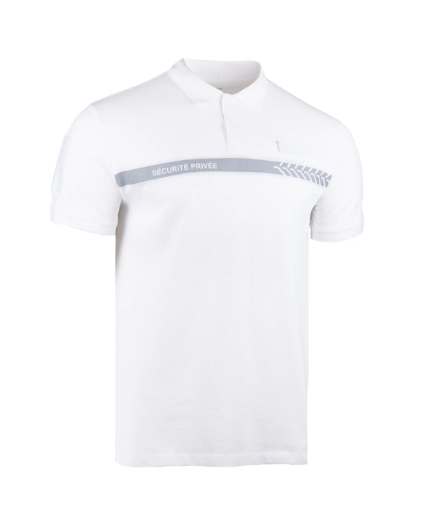 Polo sécurité privée Blanc