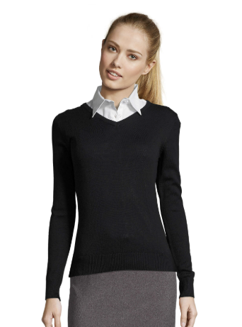 PULL COL V SOL’S GALAXY WOMEN Marine (Solo)