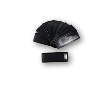 IDENTIFICATION RIO avec velcro Noir – Lot de 10