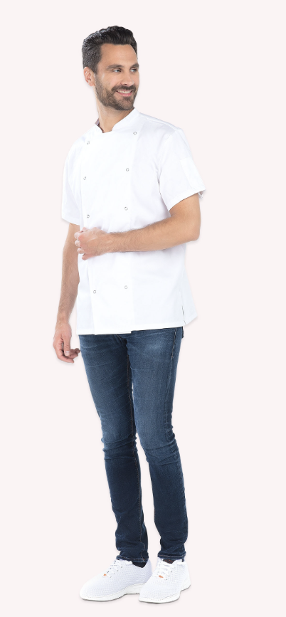 Veste de cuisine homme JIM MC 2 Coloris